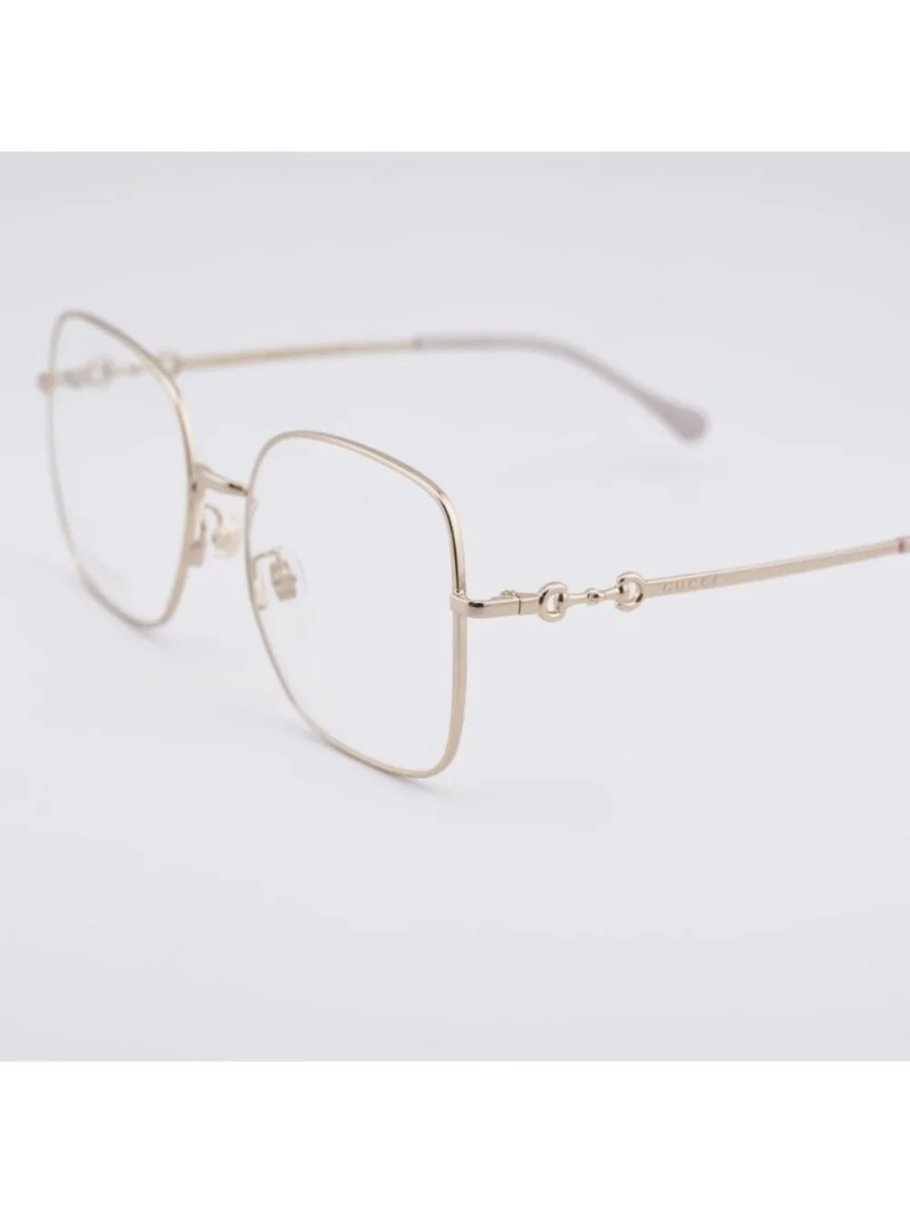 Gucci GG0883OA 001 Eyeglasses Gold 55mm Square Frame
